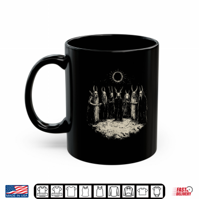 Mug Creepy Weirdcore Baphomet Blackcraft Goth Halloween Shirt