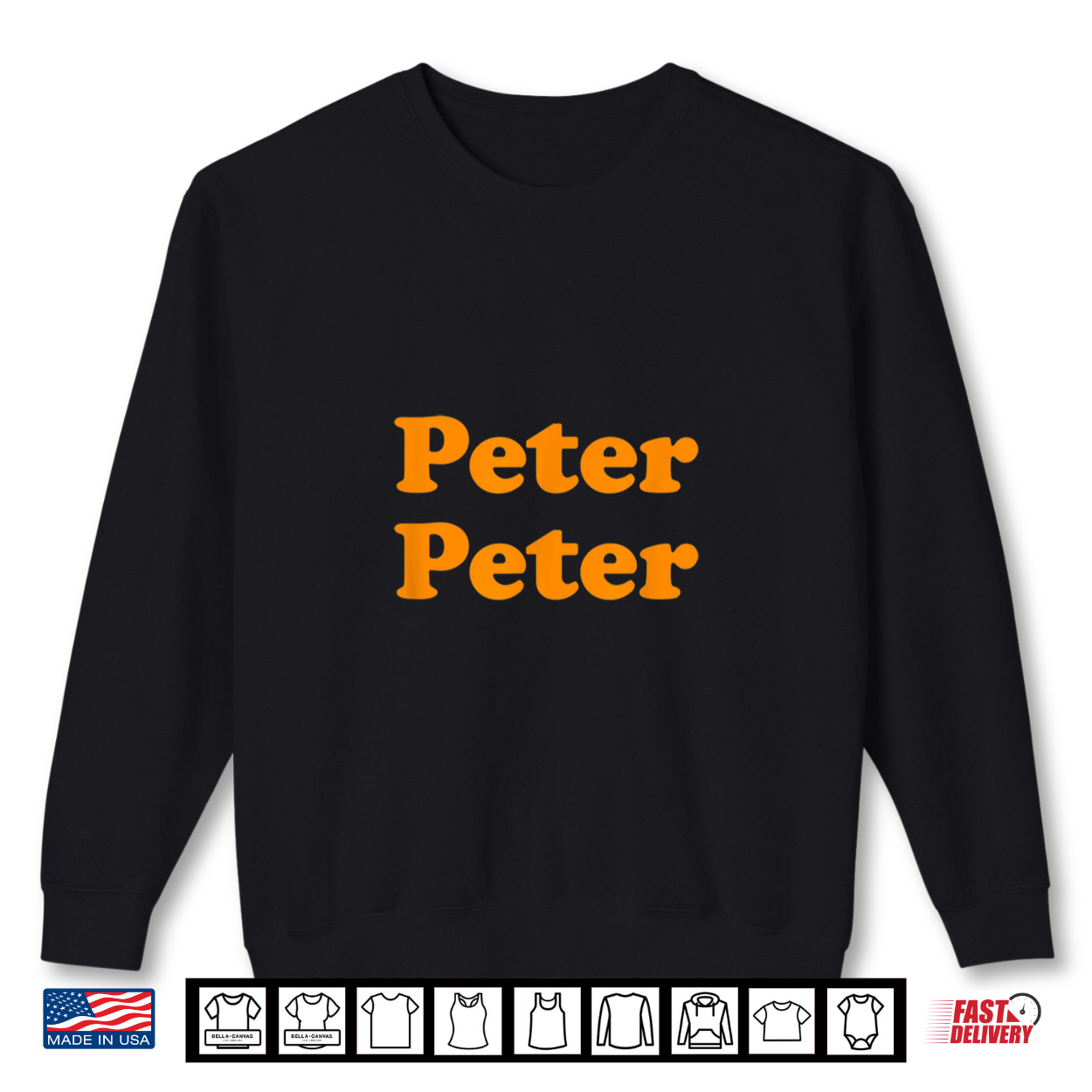 Peter Peter Matching Couple Pumpkin Eater Halloween Costume Shirt