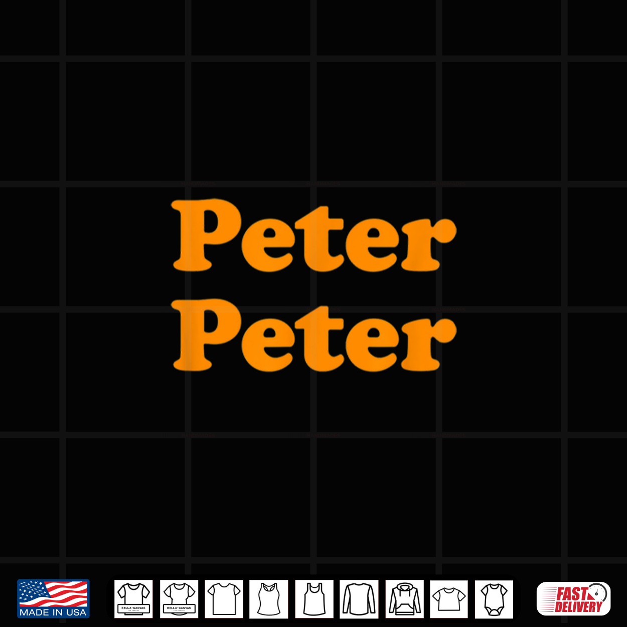 Peter Peter Matching Couple Pumpkin Eater Halloween Costume Shirt