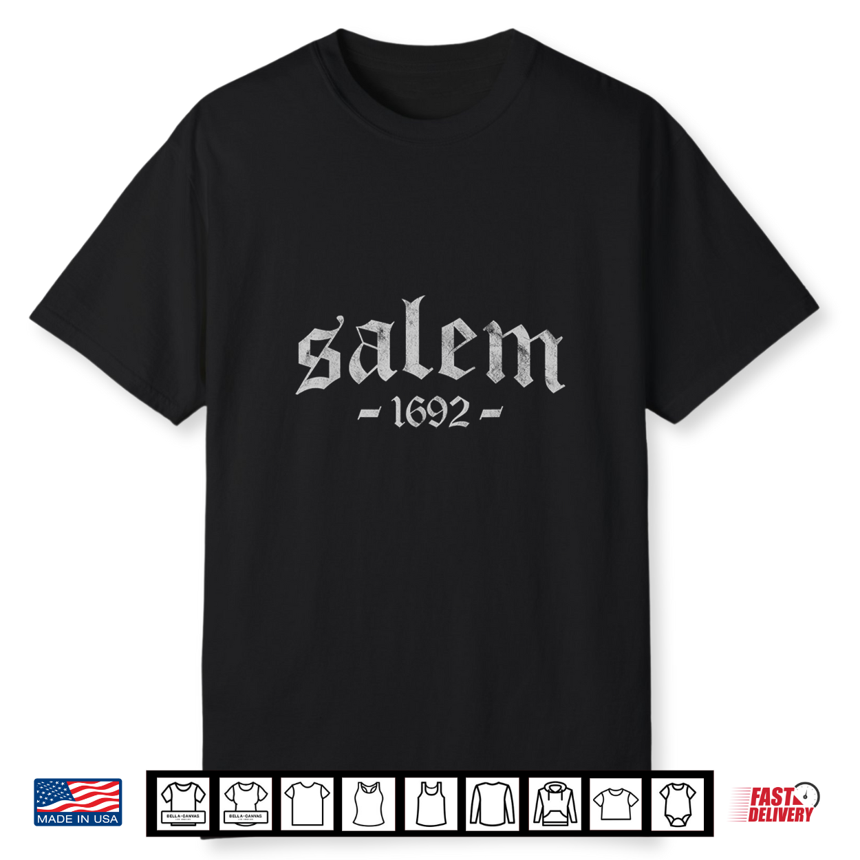 Salem 1692 Salem Witch Trials Retro Distressed Shirt Salem 1692 Salem Witch Trials Retro Distressed Shirt
