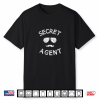 Secret Agent Distressed Halloween Funny Costume Spy Shirt