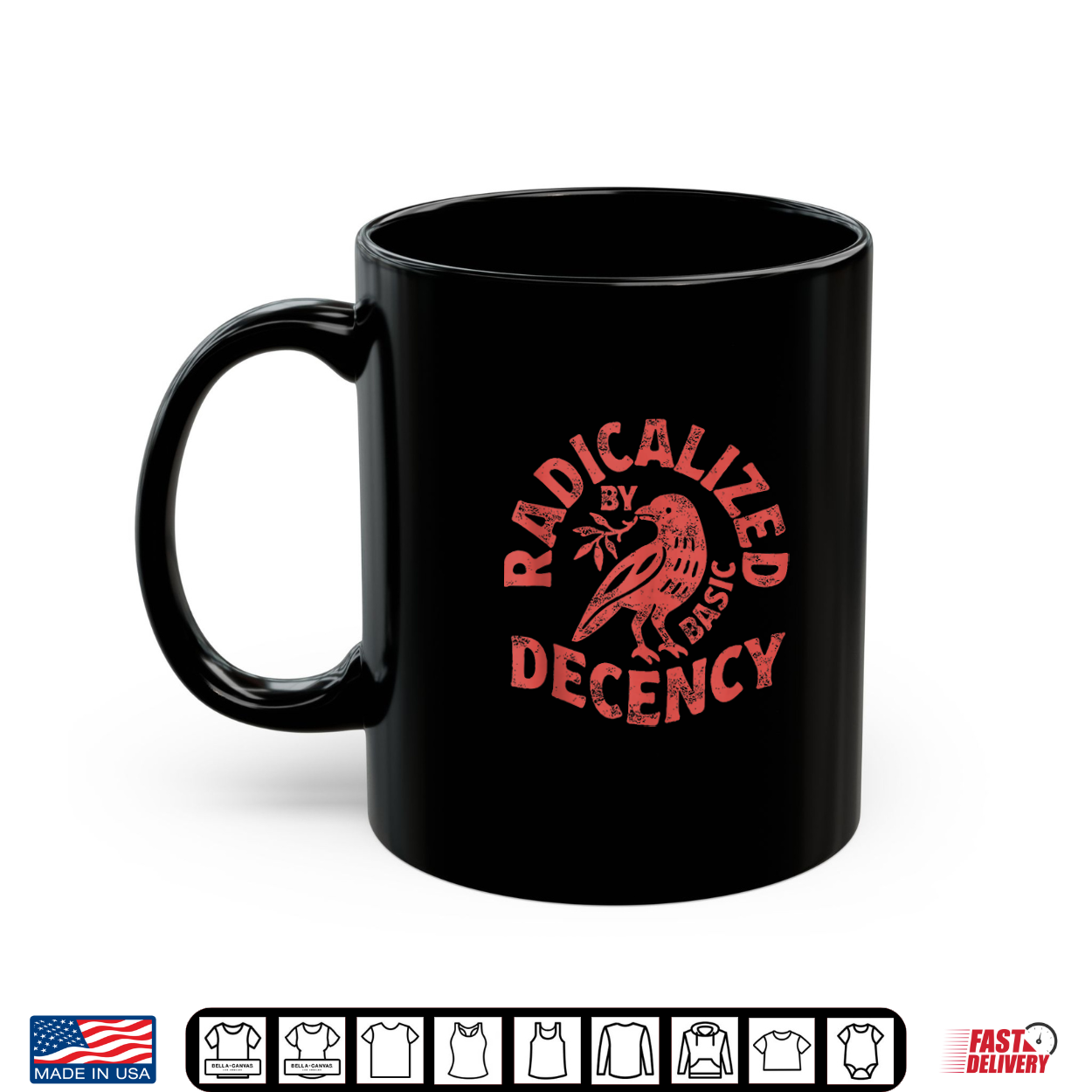 Radicalized By Basic Decency Resist Boho Floral Women Shirt