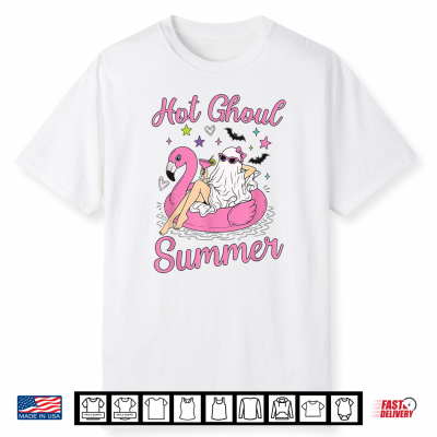 Spooky Girly Ghost Summerween Hot Ghoul Summer Halloween Shirt