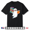 Ghost Reading Books Halloween Library Shirt