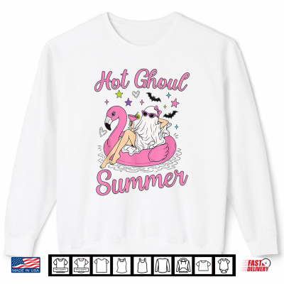 Sweatshirt Spooky Girly Ghost Summerween Hot Ghoul Summer Halloween Shirt