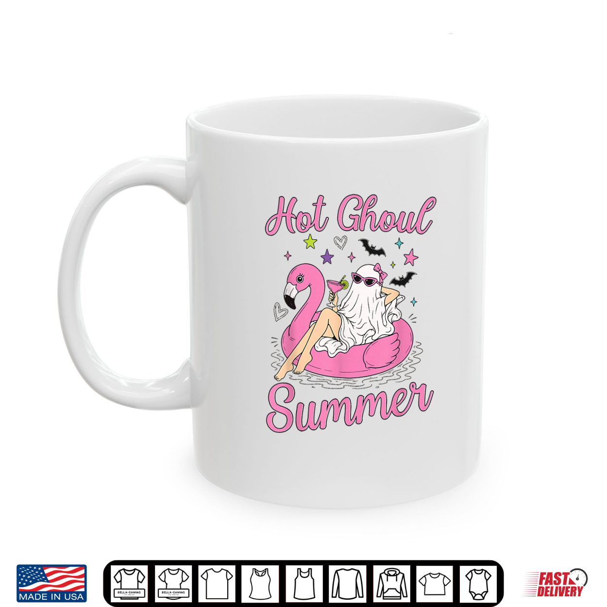Spooky Girly Ghost Summerween Hot Ghoul Summer Halloween Shirt