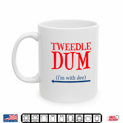 Tweedle Dum I'M With Dee Lazy Couple Halloween Costumes Shirt 3 Mug Tweedle Dum Im With Dee Lazy Couple Halloween Costumes Shirt