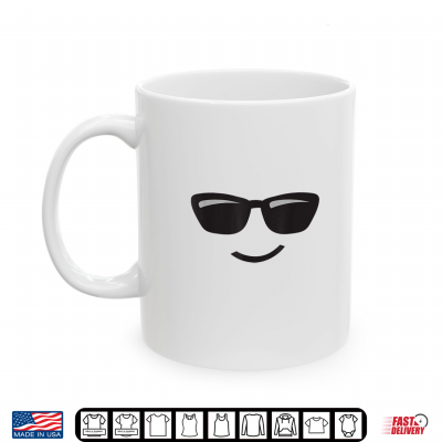 Mug Halloween Costume Sunglasses Emoticon Face Group Shirt