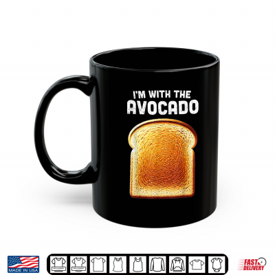 Mug Im With Avocado Shirt Toast Matching Funny Halloween Costume Shirt