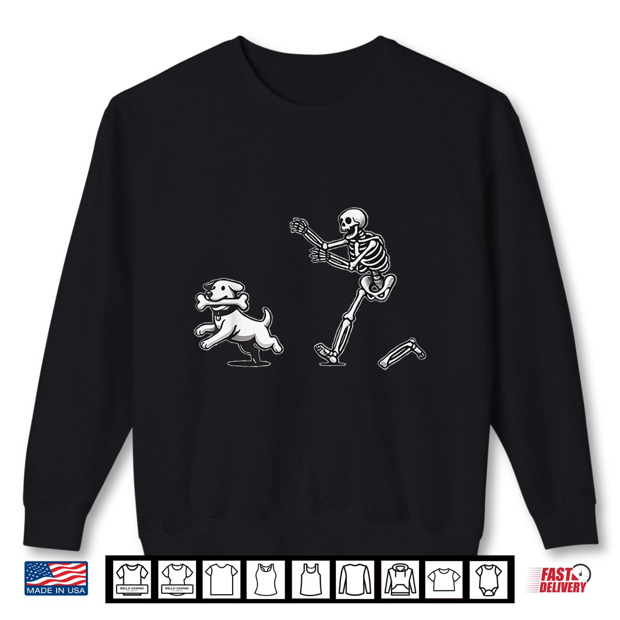 Skeleton Dog Halloween Skeleton Chasing Dog Shirt Skeleton Dog Halloween Skeleton Chasing Dog Shirt
