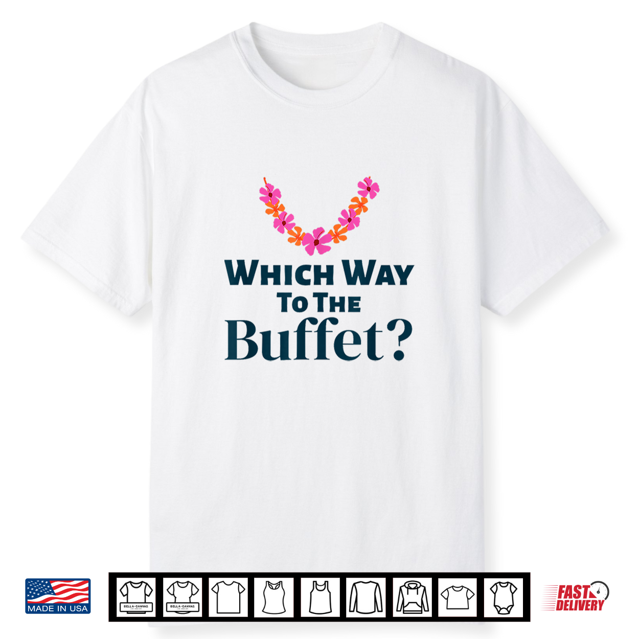 Tacky Tourist Which Way To The Buffet Halloween Costume Shirt