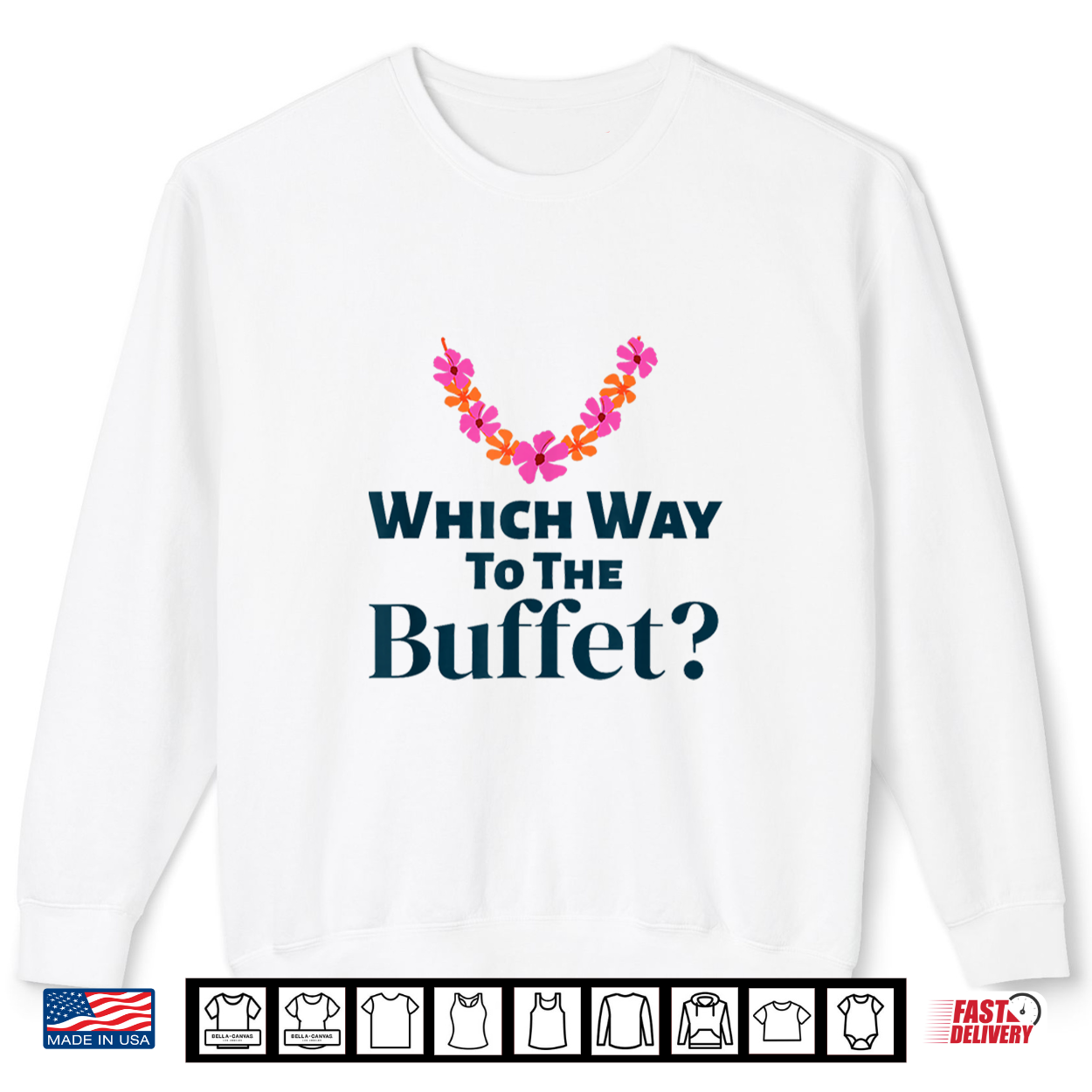 Tacky Tourist Which Way To The Buffet Halloween Costume Shirt
