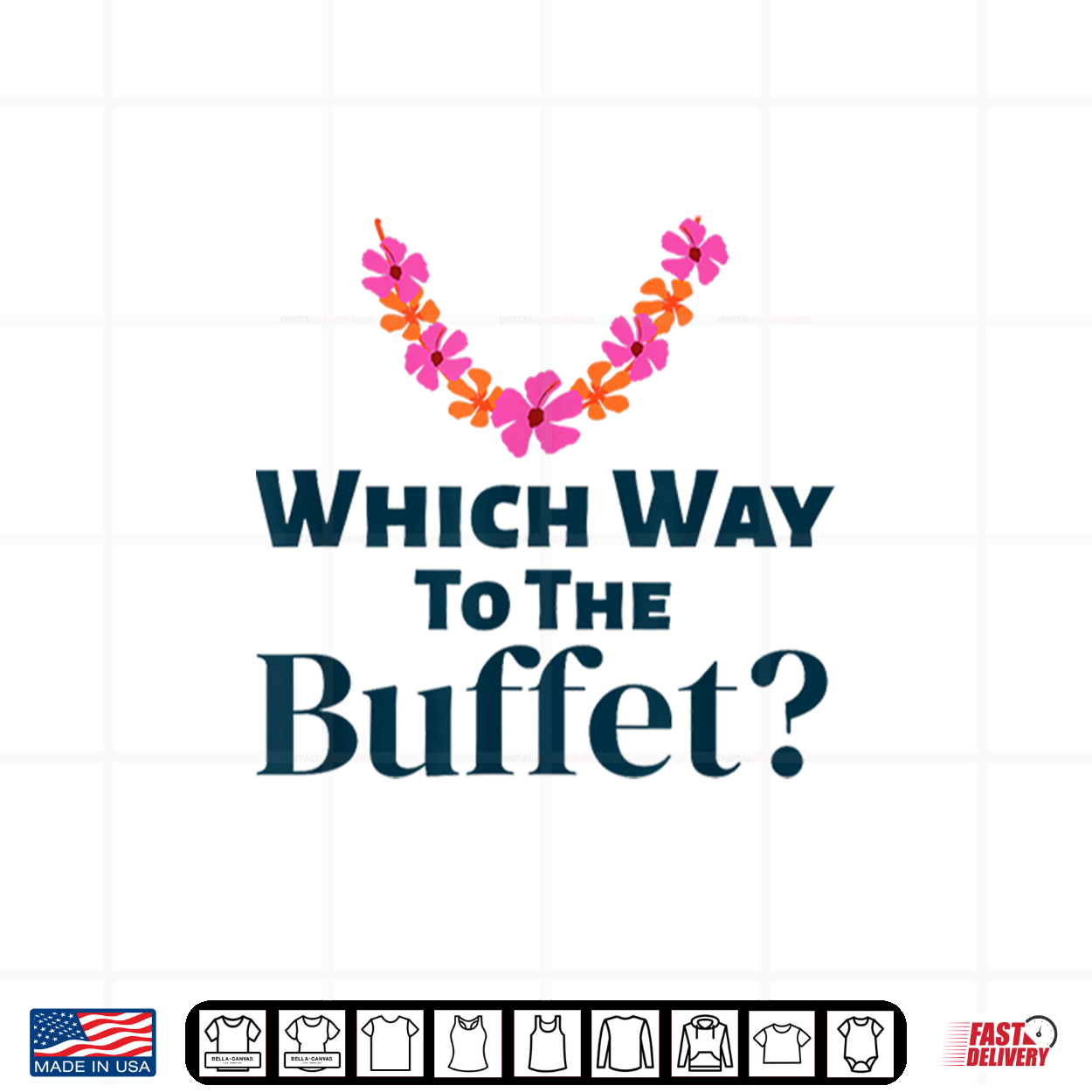 Tacky Tourist Which Way To The Buffet Halloween Costume Shirt