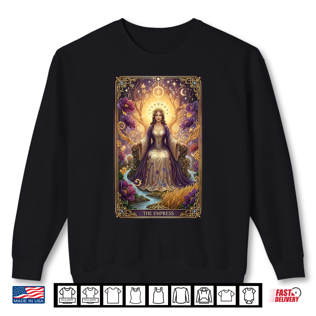 Tarot Card The Empress For Power Halloween Shirt