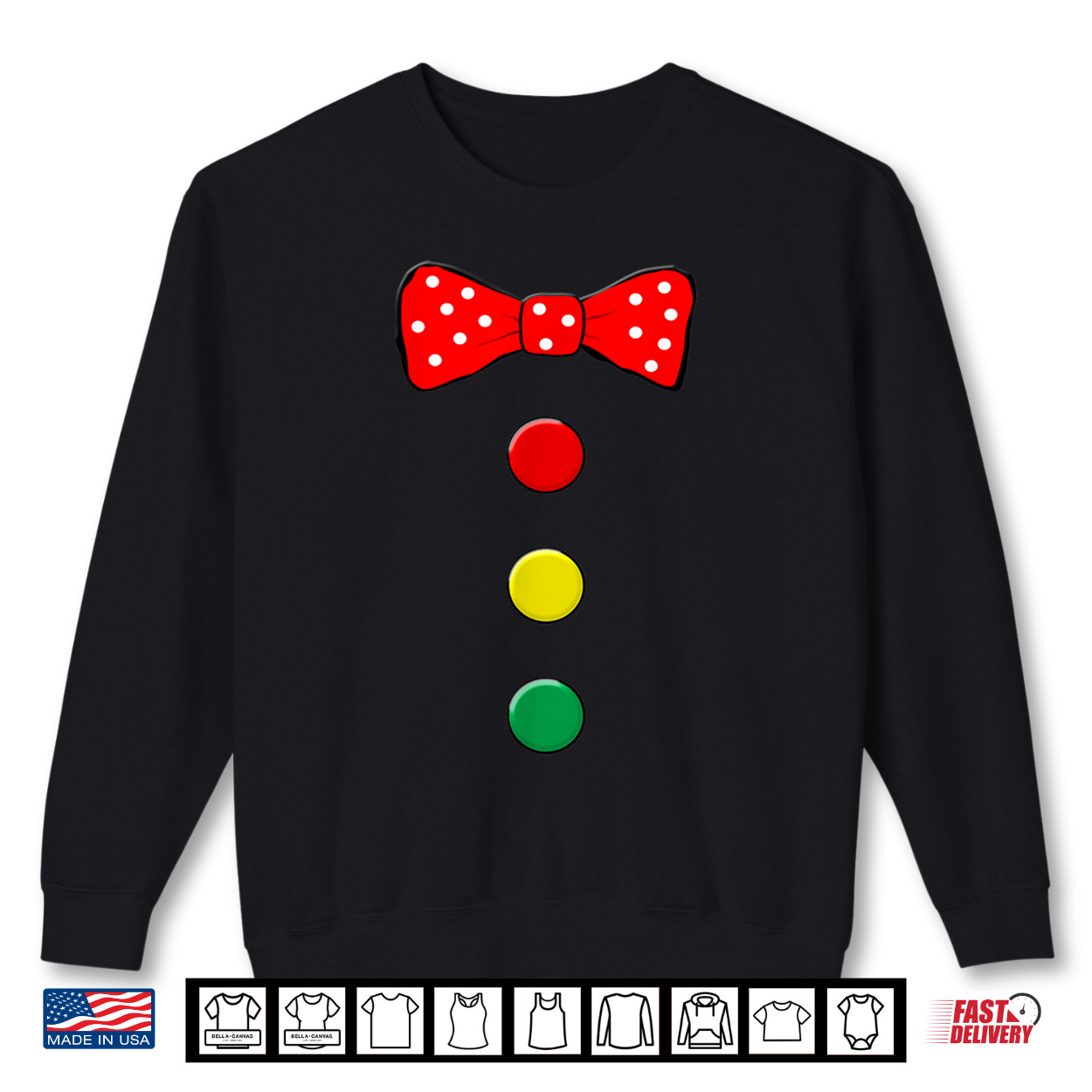 Clown Costume Halloween Funny Circus Clown Matching Family Shirt
