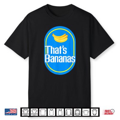 Funny Bananas Shirt That’S Bananas Halloween Costume Shirt