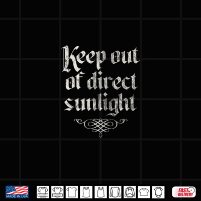 Keep Out Of Direct Sunlight Retro Halloween Vampire Shirt 4 Design Keep Out Of Direct Sunlight Retro Halloween Vampire Shirt