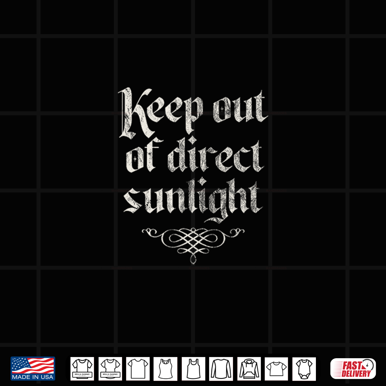 Keep Out Of Direct Sunlight Retro Halloween Vampire Shirt Keep Out Of Direct Sunlight Retro Halloween Vampire Shirt