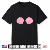 Mermaid Pink Seashell Bra Cartoon Graphic Shirt