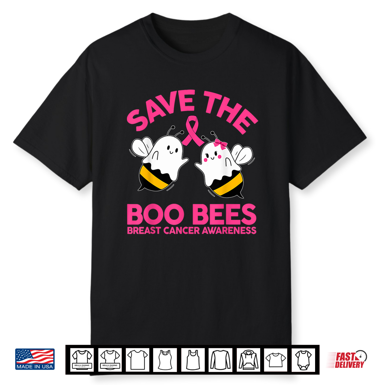 Save The Boobees Boo Bees Breast Cancer Halloween Shirt Save The Boobees Boo Bees Breast Cancer Halloween Shirt