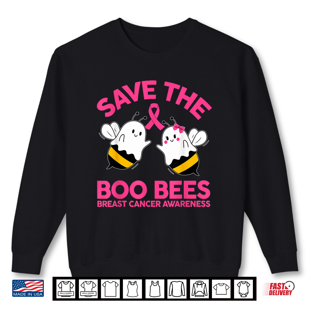 Save The Boobees Boo Bees Breast Cancer Halloween Shirt Save The Boobees Boo Bees Breast Cancer Halloween Shirt