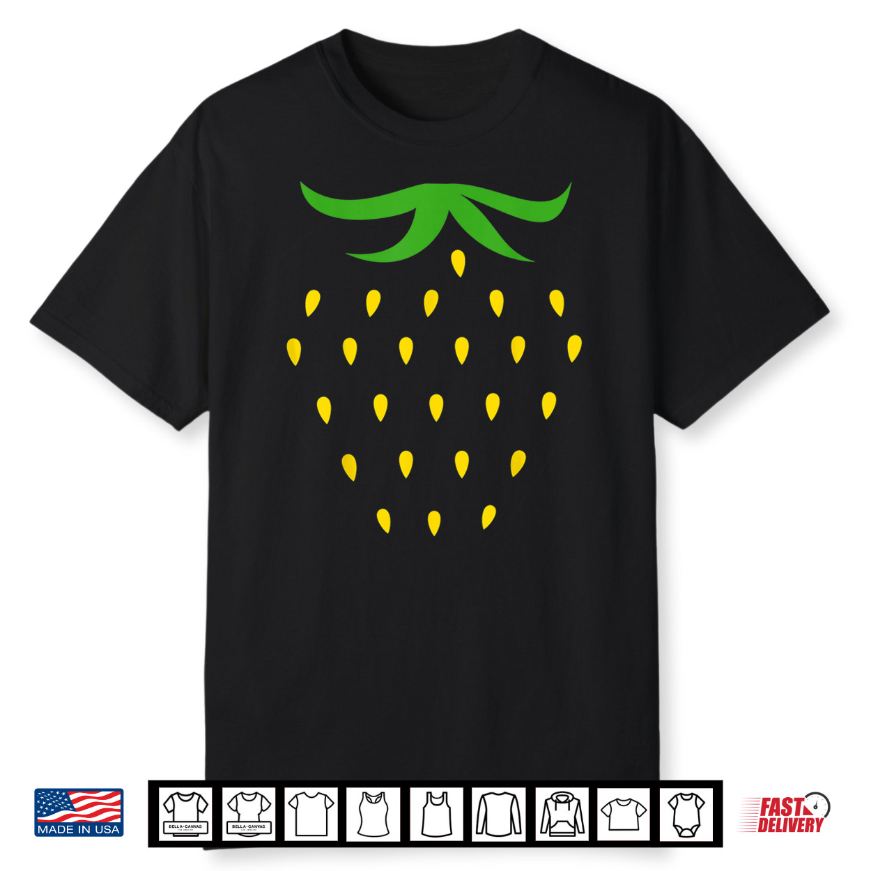 Strawberry Costume Fruit Halloween Costume Shirt Strawberry Costume Fruit Halloween Costume Shirt