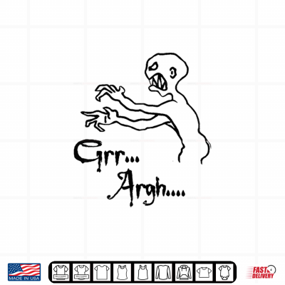 Design Zombie Grr Argh Shirt