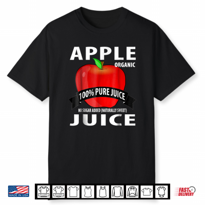 Apple Juice Box Family Halloween Costumes For 5 People Shirt