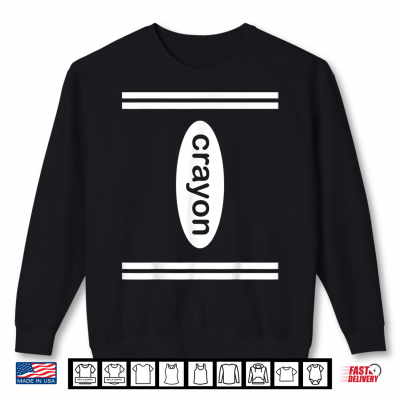 Crayon Halloween Costume Dark Color Crayon Box Lover Shirt 2 Sweatshirt Crayon Halloween Costume Dark Color Crayon Box Lover Shirt