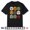 Halloween Building Brick Head Pumpkin Ghost Zombie Friends Shirt