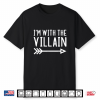 I’M With The Villain Funny Matching Halloween Couple Costume Shirt