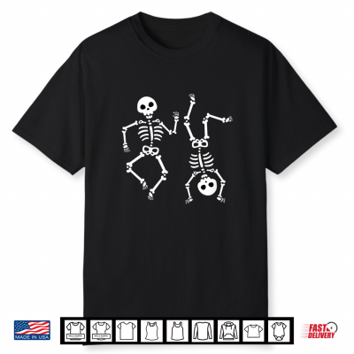 Kids Dancing Skeletons Halloween Shirt