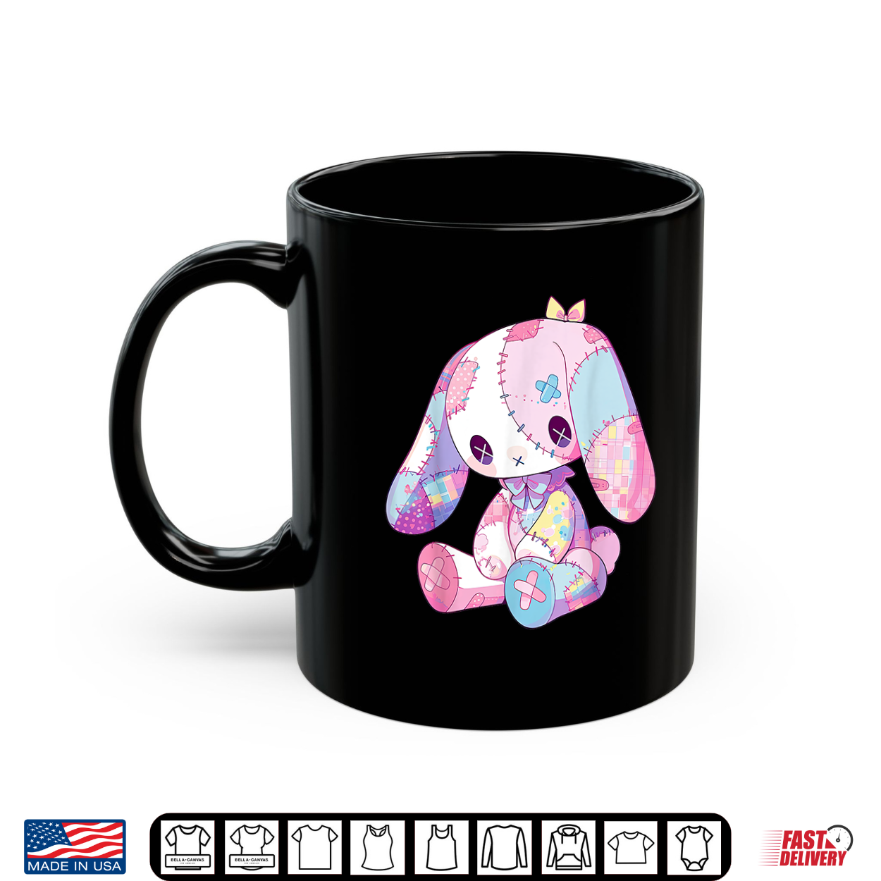 Kawaii Pastel Goth Creepy Cute Witchy Sad Zombie Pink Bunny Shirt Kawaii Pastel Goth Creepy Cute Witchy Sad Zombie Pink Bunny Shirt