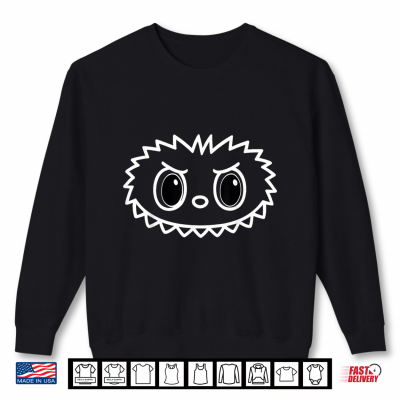 Sweatshirt Monster Doll Face Halloween Angry Kawaii For Spooky Season Shirt