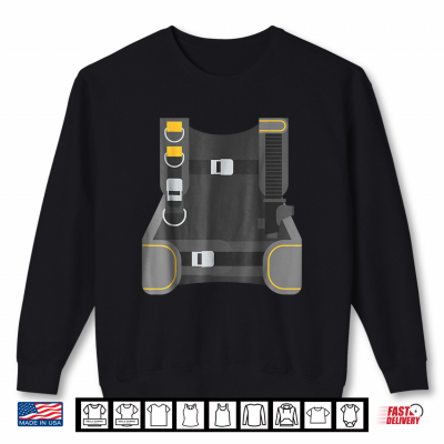 Sweatshirt Scuba Diver Costume Shirt Last Minute Halloween Shirt