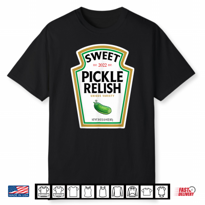 Sweet Green Pickle Relish Funny Diy Halloween Costume Shirt