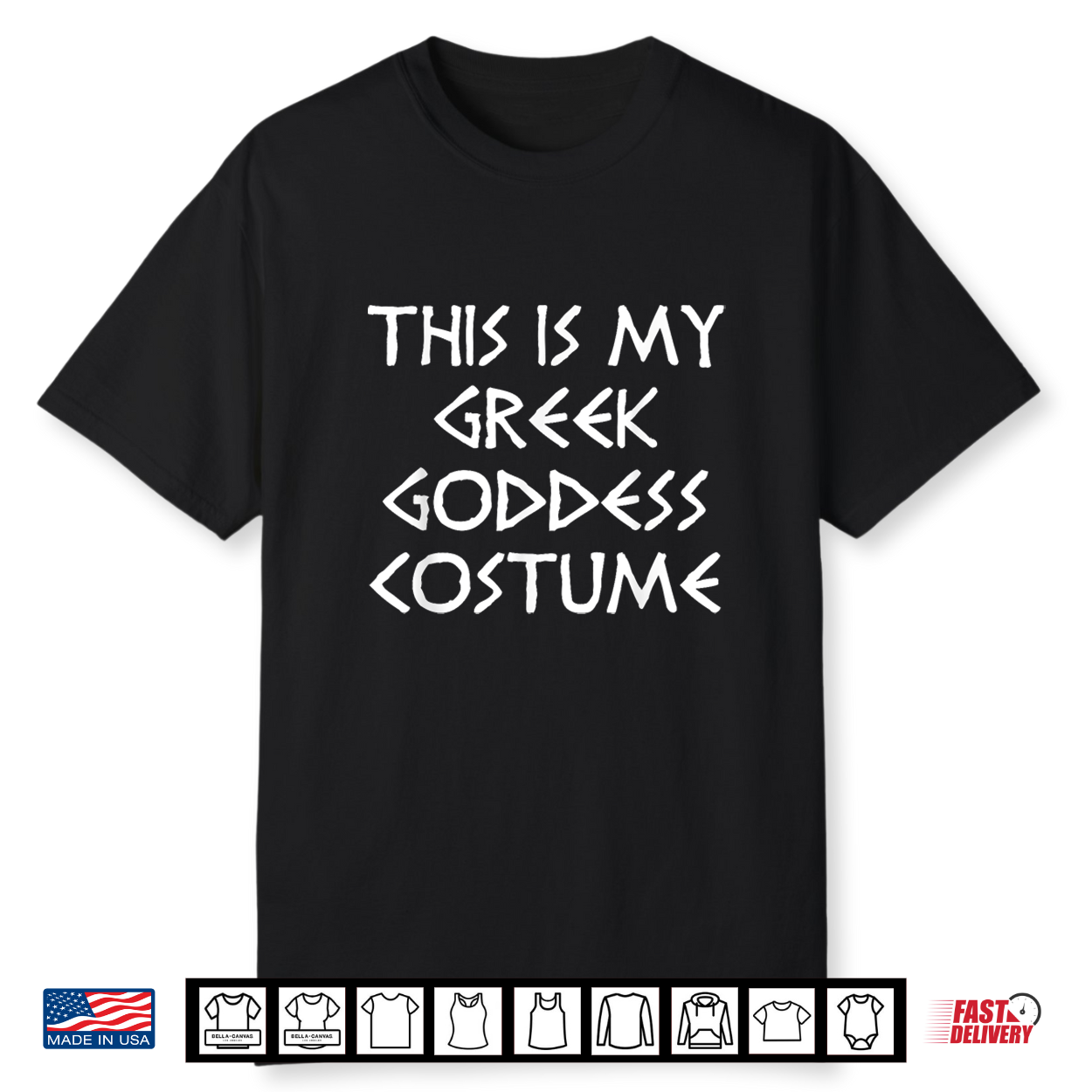 This Is My Greek Goddess Costume Halloween Simple Funny Shirt