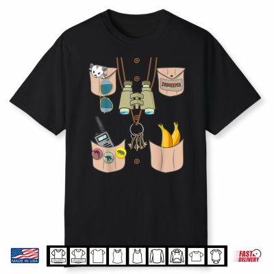 Zoo Keeper Costume Funny Halloween Zookeeper Shirt