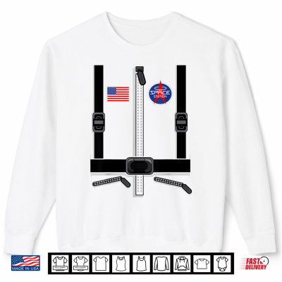 Sweatshirt Astronaut Costume For Kids Men Women Space Suit Halloween Shirt