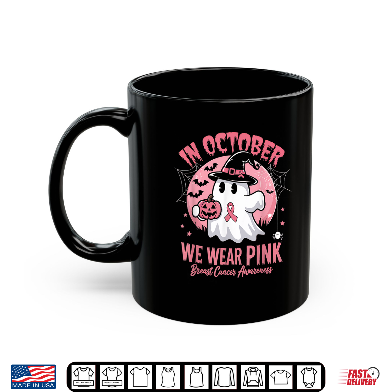 Breast Cancer Shirts Women Halloween In October We Wear Pink Shirt Breast Cancer Shirts Women Halloween In October We Wear Pink Shirt