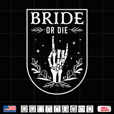 Bride Or Die Retro Halloween Bachelorette Matching Shirt 4 Design Bride Or Die Retro Halloween Bachelorette Matching Shirt