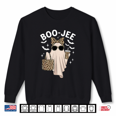 Coquette Leopard Ghost Coffee Boo Jee Halloween Boujee Ghost Shirt 2 Sweatshirt Coquette Leopard Ghost Coffee Boo JEE Halloween Boujee Ghost Shirt