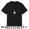 Funny Halloween Middle Finger Skeleton Hand Skull Adult Gift Shirt