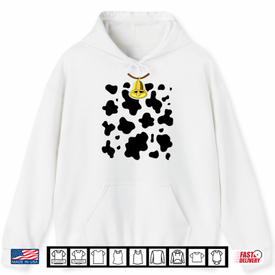 Funny Cow Costume Easy Calf Diy Halloween Cow Print Animals Shirt 1 Hoodie Funny Cow Costume Easy Calf DIY Halloween Cow Print Animals Shirt