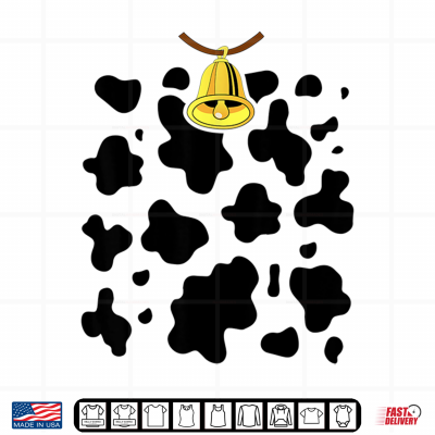 Funny Cow Costume Easy Calf Diy Halloween Cow Print Animals Shirt 4 Design Funny Cow Costume Easy Calf DIY Halloween Cow Print Animals Shirt