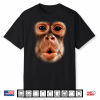 Funny Monkey Face Breath Men Boy Kid Halloween Costume Shirt