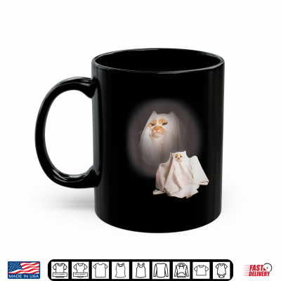 Ghost Cat Ghost Kitten Funny Cat Meme Halloween Shirt 3 Mug Ghost Cat Ghost Kitten Funny Cat Meme Halloween Shirt