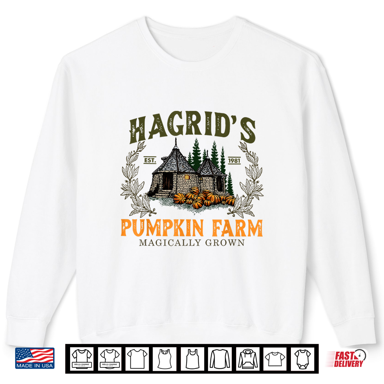 Hagrids Pumpkin Farm Magically Grown Halloween Spooky Season Shirt Hagrids Pumpkin Farm Magically Grown Halloween Spooky Season Shirt