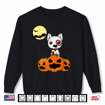 Sweatshirt Halloween Bullseye Target Team Member Sticker Shirt