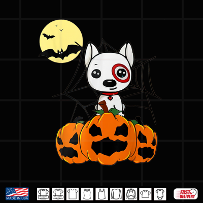 Design Halloween Bullseye Target Team Member Sticker Shirt